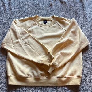 Butter Yellow GAP Crewneck Sweatshirt